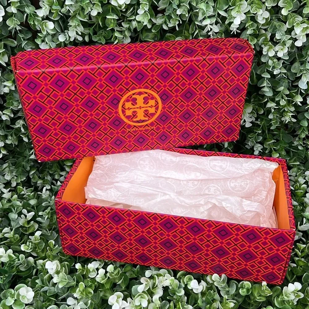 Tory Burch Shoe Box with Tissue Paper Gift Box / Decor